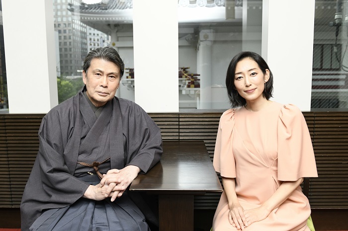 『歌舞伎家話』（左から）松本白鸚、木村多江