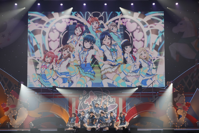 「ラブライブ！サンシャイン!! Aqours ONLINE LoveLive! ～LOST WORLD～」DAY1より (C)プロジェクトラブライブ！サンシャイン!! (C)2017 プロジェクトラブライブ！サンシャイン!!