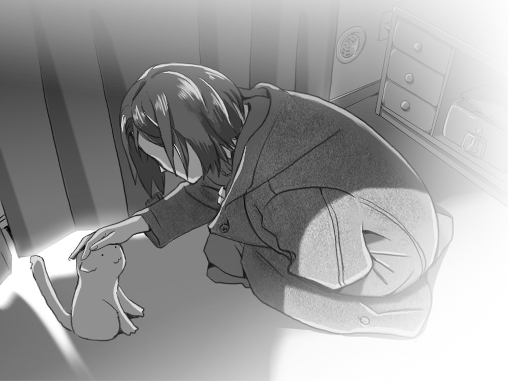 『彼女と彼女の猫』 (C) Makoto Shinkai