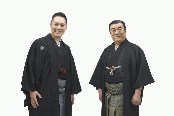 （右より）神田松鯉、神田伯山