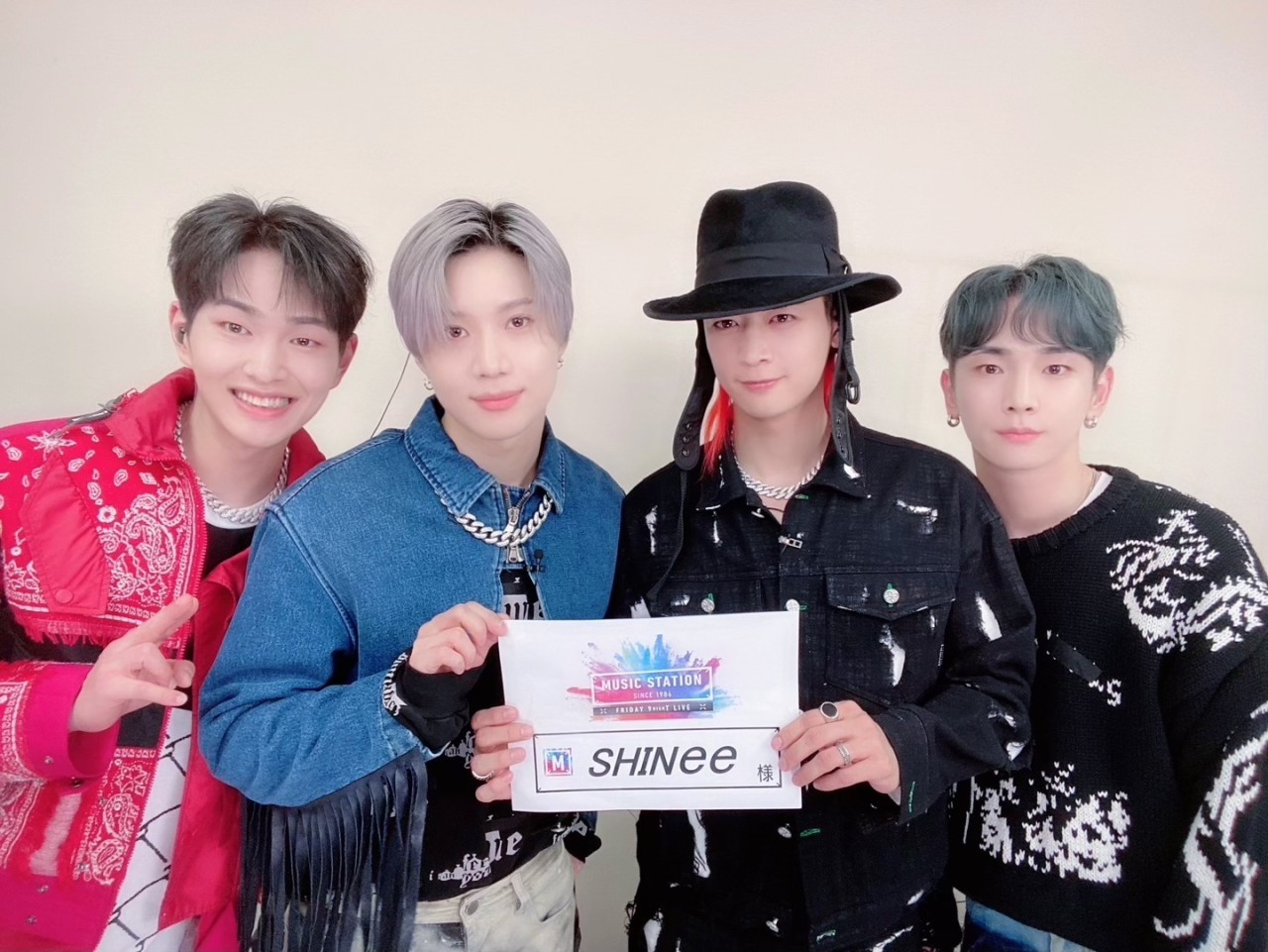 SHINee、『ミュージックステーション 3時間SP』出演のオフショット写真や番組終了後のメンバーコメントを公開