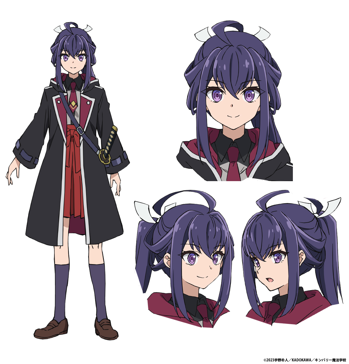 ナナオ＝ヒビヤ（cv：貫井柚佳） （c）2023宇野朴人／KADOKAWA／キンバリー魔法学校