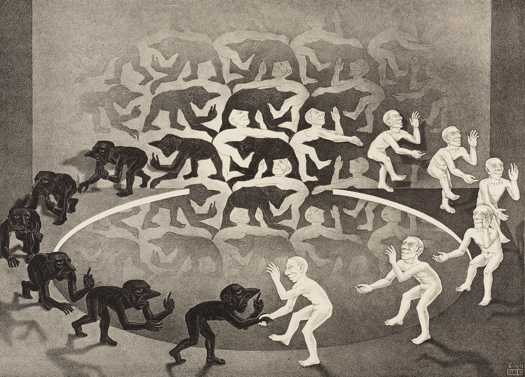 《出会い Encounter.1944》 Copyright Credit: All M.C. Escher works