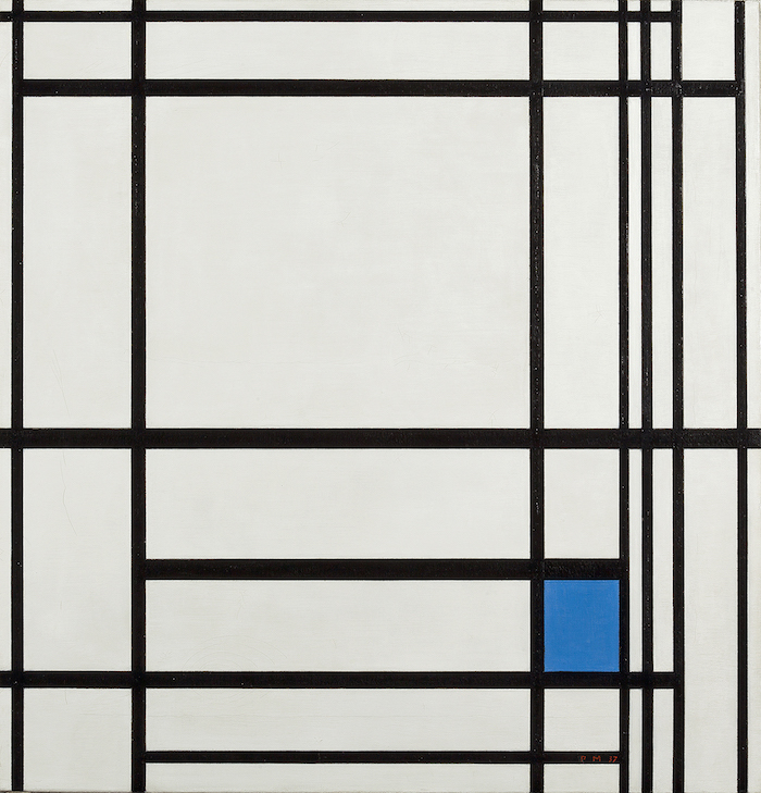ピート・モンドリアン《線と色のコンポジション III 》1937年　油彩、カンヴァス　デン・ハーグ美術館　Kunstmuseum Den Haag