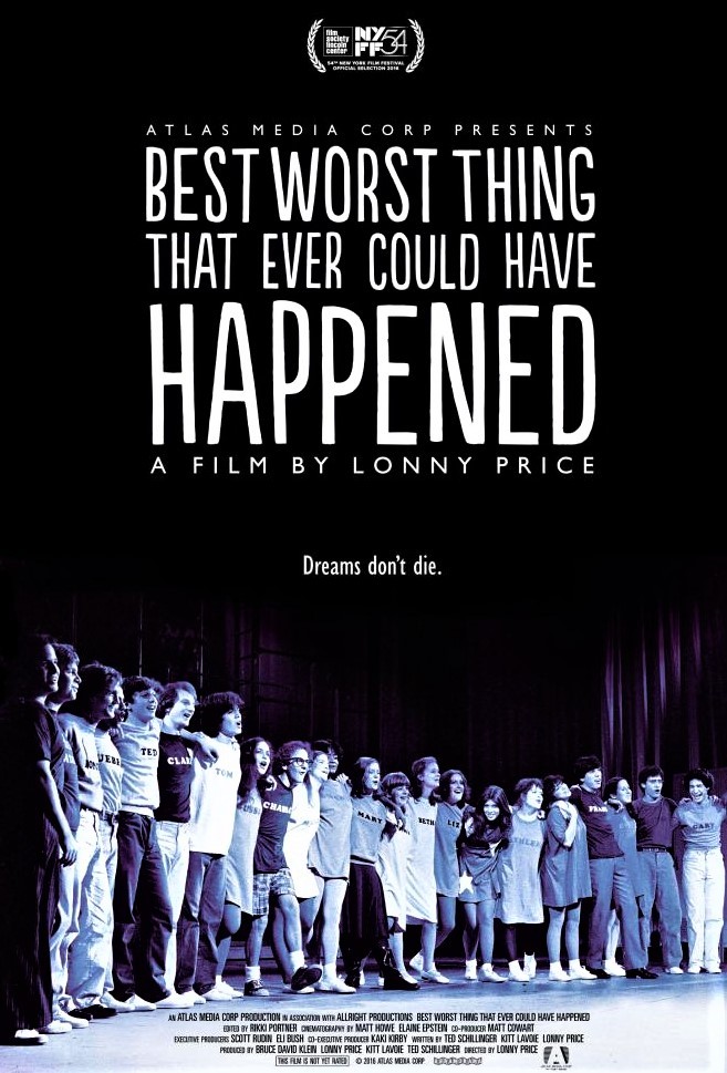 初演のドキュメンタリー「ベスト・ワースト・ストーリー」（2016年）、アメリカ公開時のポスター