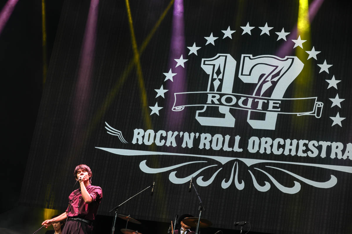 ROUTE 17 Rock'n'Roll ORCHESTRA／オカモトショウ（OKAMOTO''S） 撮影＝風間大洋