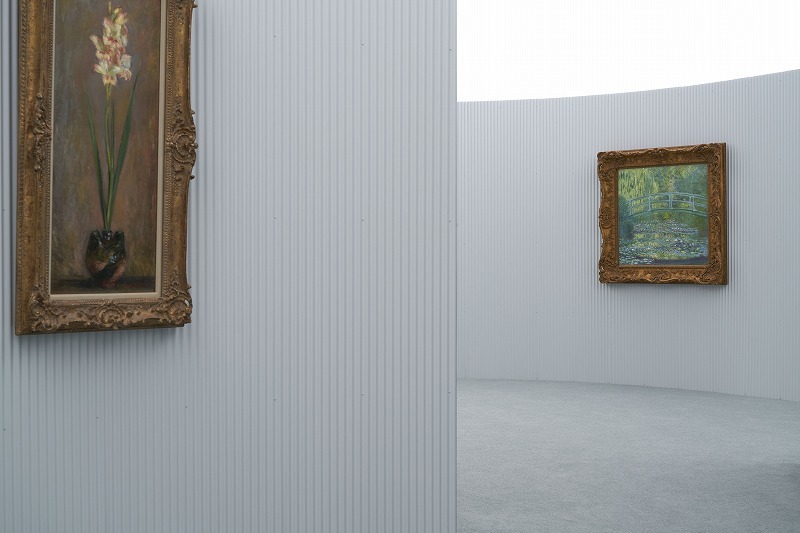 モネが見つめた光を再現した展示室 （ポーラ美術館提供）(C)gottingham