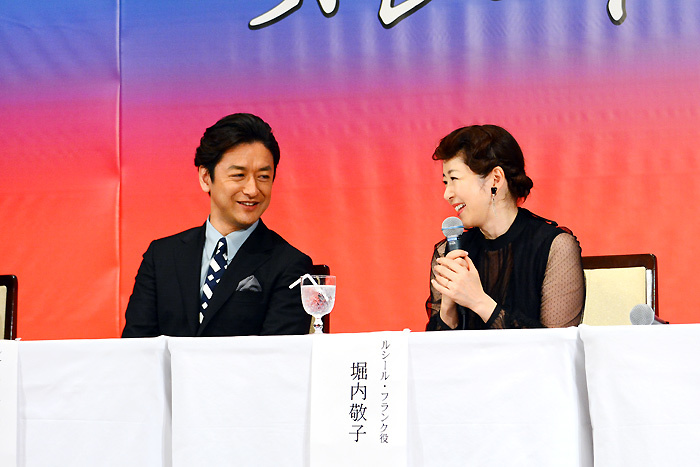石丸幹二、堀内敬子 ミュージカル『パレード』製作発表