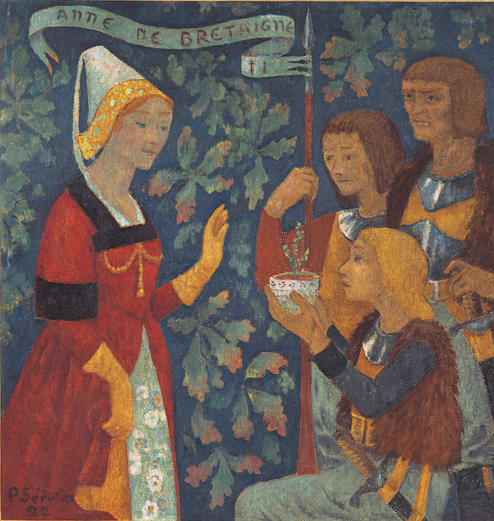 ポール・セリュジエ 《ブルターニュのアンヌ女公への礼賛》 1922年 油彩／カンヴァス　ヤマザキマザック美術館