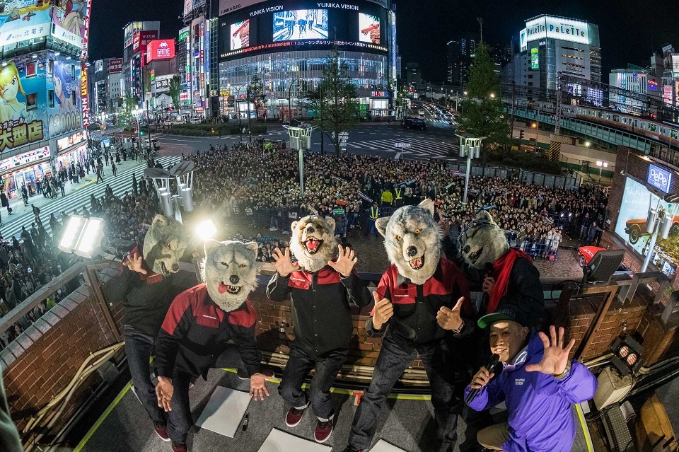 Man With A Mission 新シングル発売記念イベントに3000人が集結 謎の カウントダウン時計 も登場 Spice エンタメ特化型情報メディア スパイス