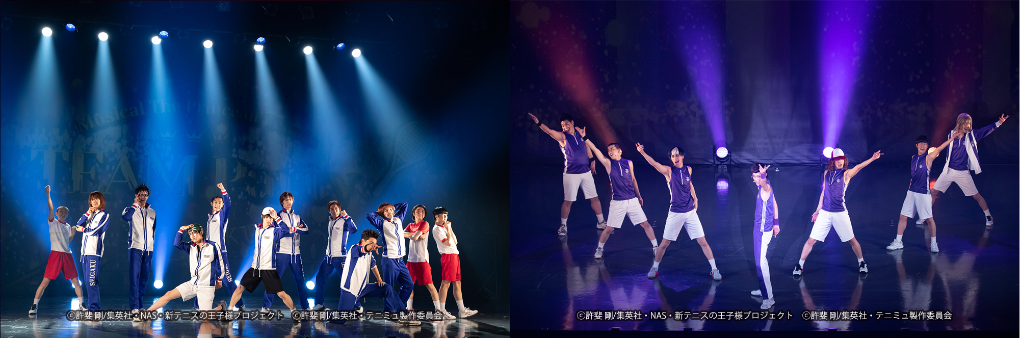 （左）TEAM Party SEIGAKU　より（右） TEAM Party HIGA　より