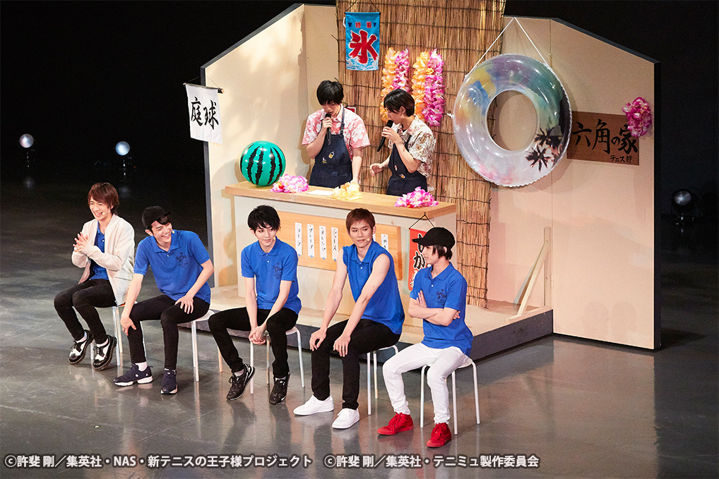 ＜TEAM Party SEIGAKU＞トークコーナー ⓒ許斐 剛／集英社・ＮＡＳ・新テニスの王子様プロジェクト ⓒ許斐 剛／集英社・テニミュ製作委員会