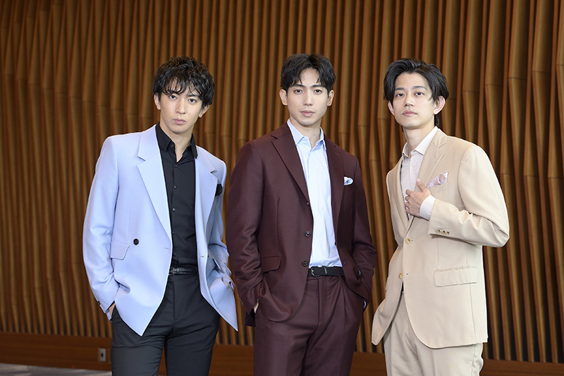 （左から）松島勇之介、有澤樟太郎、高橋健介