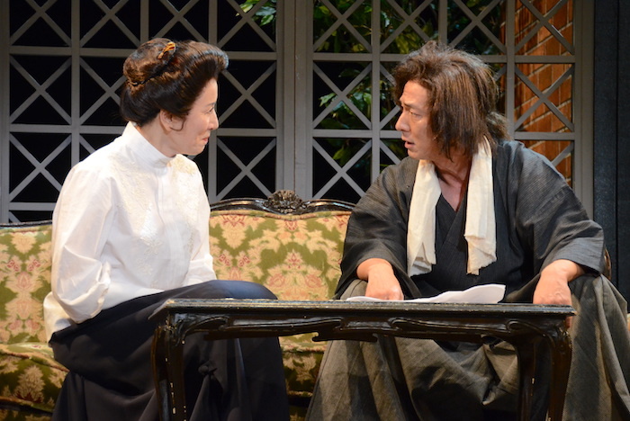 『土佐堀川 近代ニッポン―女性を花咲かせた女 広岡浅子の生涯』のゲネプロの様子