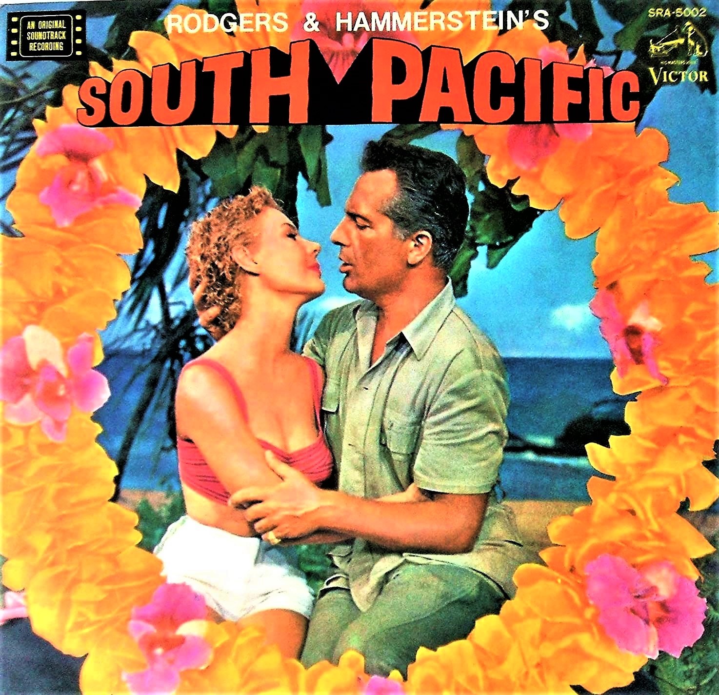 映画版『南太平洋』（1958年）のサントラLP。現在は、輸入盤CDやダウンロードで購入可だ。