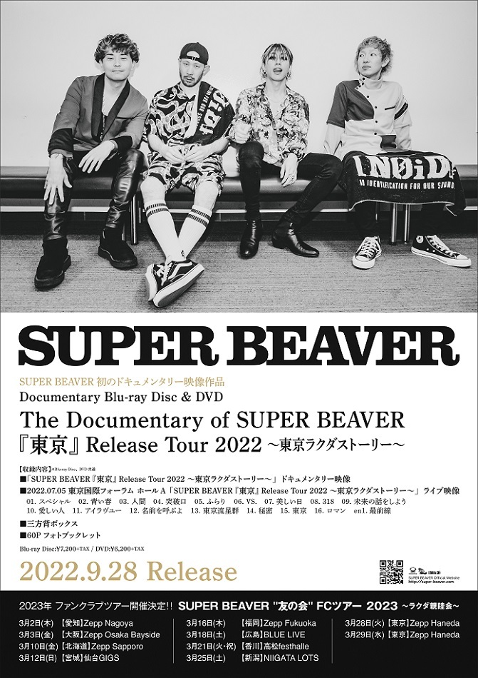 本物の SUPER BEAVER FCツアー オンラインガチャ 友の会ver. 缶バッチ