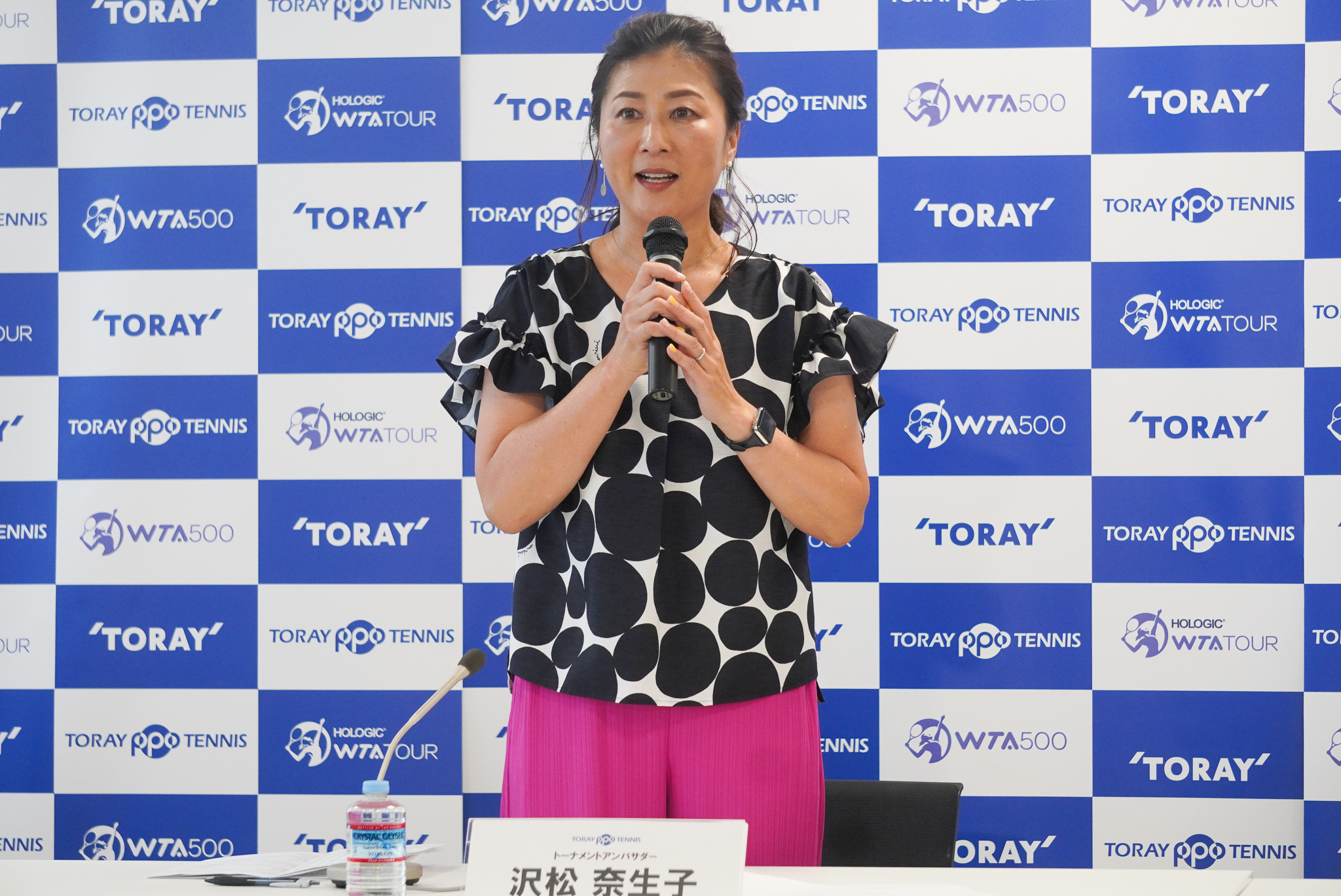 トーナメントアンバサダーの沢松奈生子氏