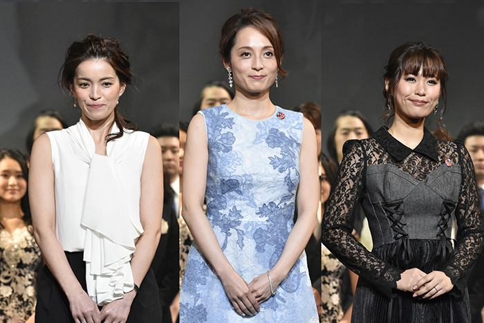 （左から）知念里奈、和音美桜、二宮愛（撮影：原地達浩）