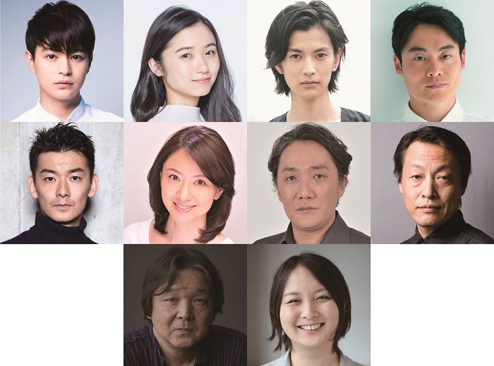 （上段左から）瀬戸康史、木下晴香、渡邊圭祐、近藤公園（中段左から）阿岐之将一、魏涼子、吉見一豊、大鷹明良（下段左から）栗山民也、瀬戸山美咲