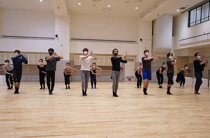 『プティ・セレモニー』リハーサル　©K-BALLET COMPANY