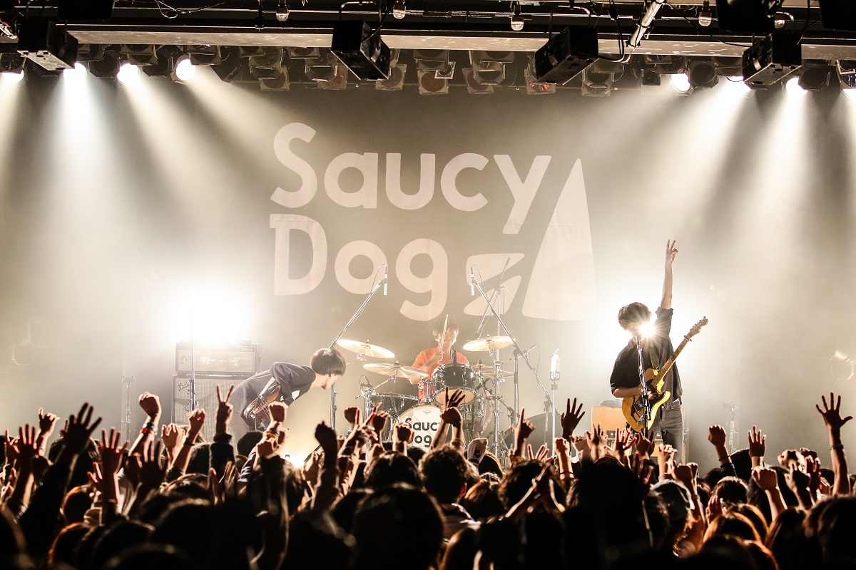 Saucy Dog  撮影＝白石達也