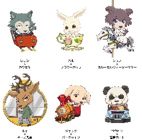 BEASTERS ビースターズ　レゴシ　東武動物公園　コラボ　アクキー　缶バッジ BEASTARS (ビースターズ) × 東武動物公園 11.2-12.29 第2弾