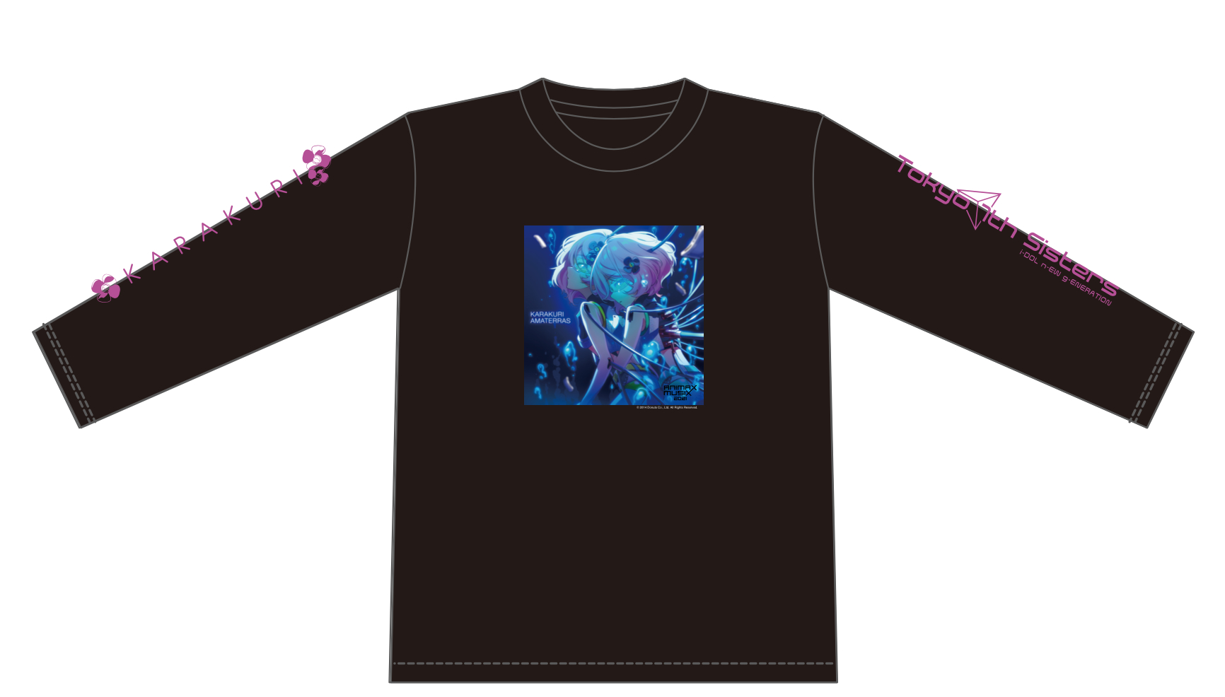 『ANIMAX MUSIX 2021』×KARAKURI from Tokyo 7th シスターズ ロングTシャツ