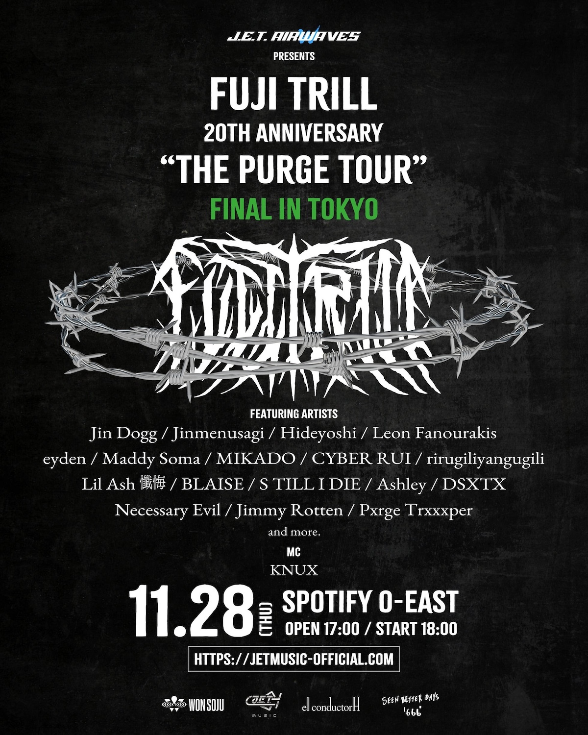 FUJI TRILL 20TH ANNIVERSARY "THE PURGE TOUR" FINAL IN TOKYO