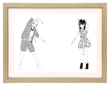『推しが武道館いってくれたら死ぬ』原作・平尾アウリ描き下ろしの"えりぴよ＆舞菜"「特製額装アート」の受注販売が決定