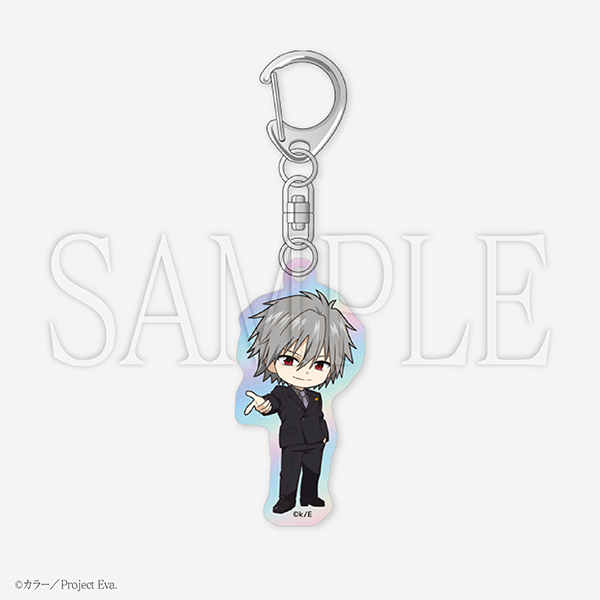 オーロラアクリルキーホルダー（6種） 各880円（税込）発売元：ムービック （C）カラー（C）カラー／Project Eva.
