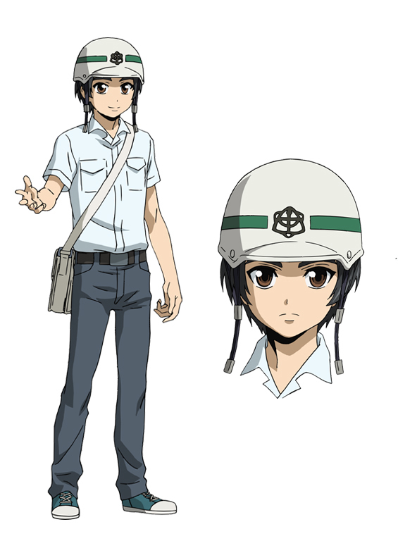 沖原真司（CV.緒方恵美） (C)三浦追儺・大羽隆廣・講談社／天空侵犯製作委員会