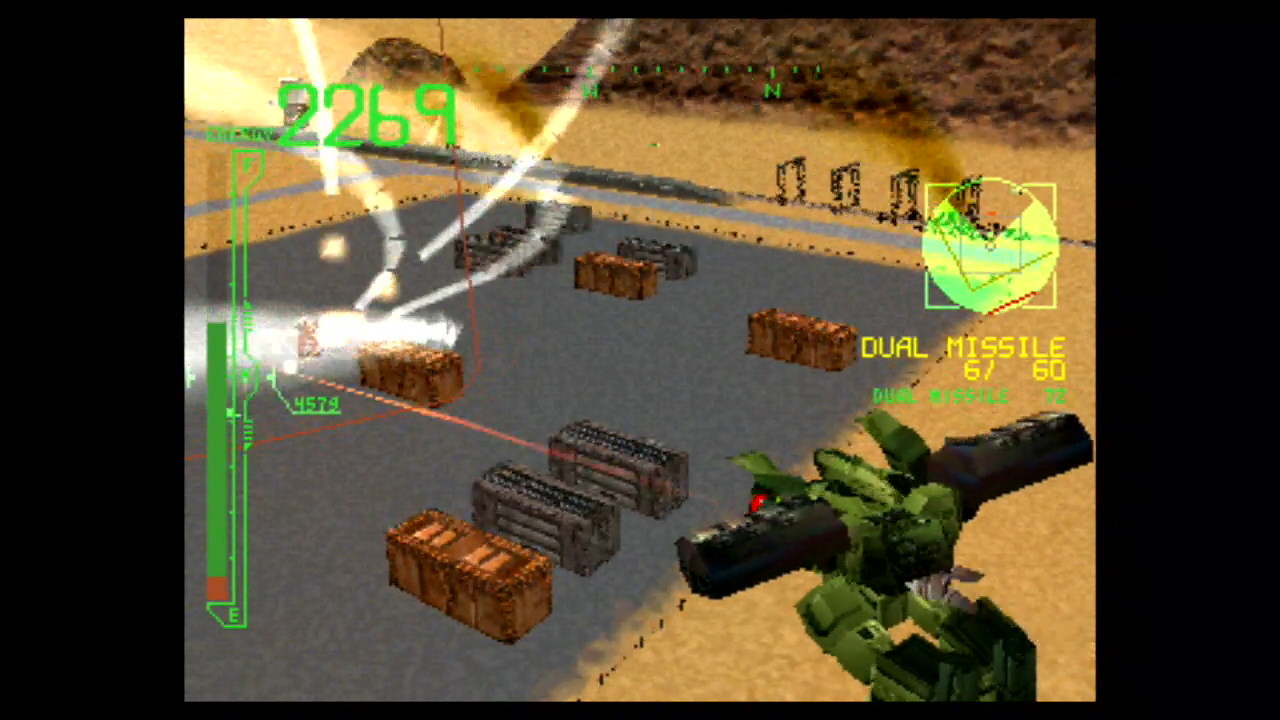 『ARMORED CORE』ゲーム画面