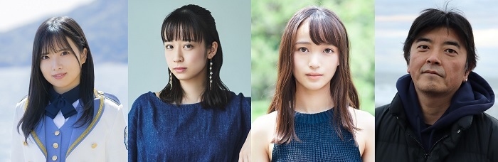 （左から）榊美優、堀口紗奈、櫻愛里紗、横澤英一