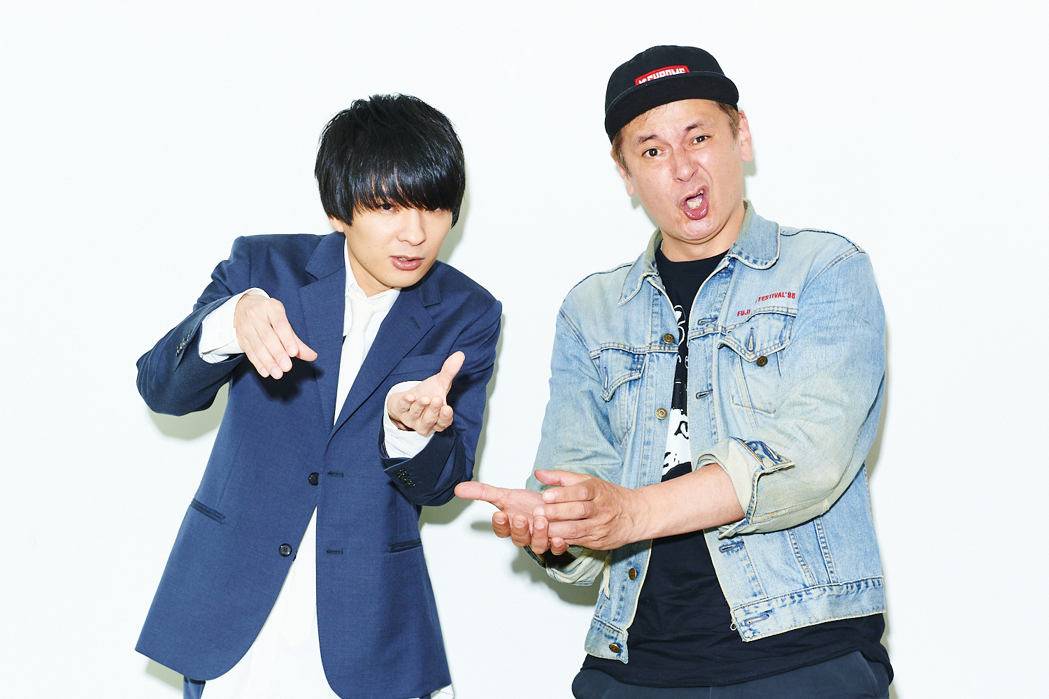 UNISON SQUARE GARDEN 斎藤宏介、ジョージ・ウィリアムズ 撮影＝大橋祐希