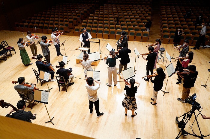 Japan National Orchestraリハーサルの様子