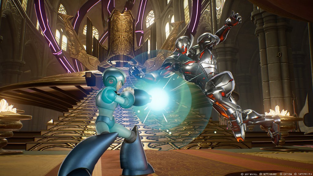 (左から)X、ウルトロン (C)2017 MARVEL (C)モト企画 (C)CAPCOM CO., LTD. , (C)CAPCOM U.S.A., INC. ALL RIGHTS RESERVED.