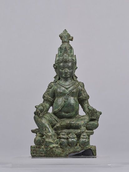 ジャムバラあるいはクベーラ坐像 インドネシア、 中部ジャワ時代・8～9世紀 (展示期間：9月4日～12月25日)