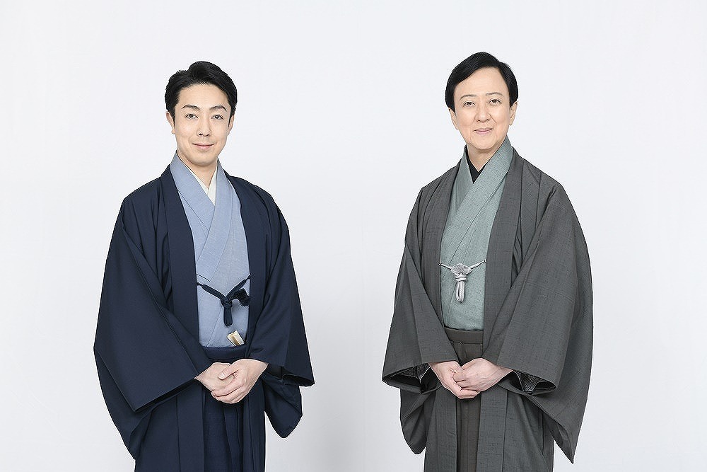 （右から）坂東玉三郎・尾上菊之助