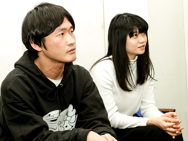 サヌキナオヤ(写真・左)、畳野彩加(写真・右) 撮影＝kazuyatanaka