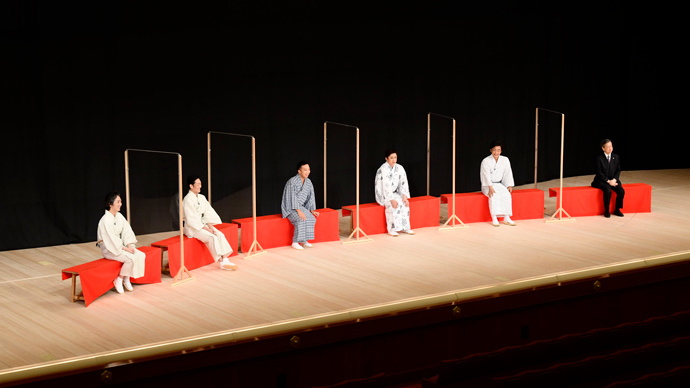 『八月花形歌舞伎』製作発表記者会見の模様  (C)松竹