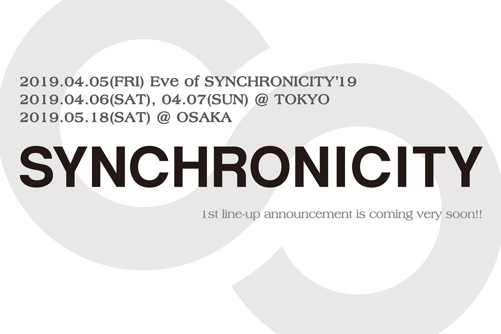 SYNCHRONICITY’19