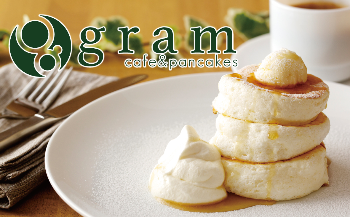 『cafe & pancakes gram』