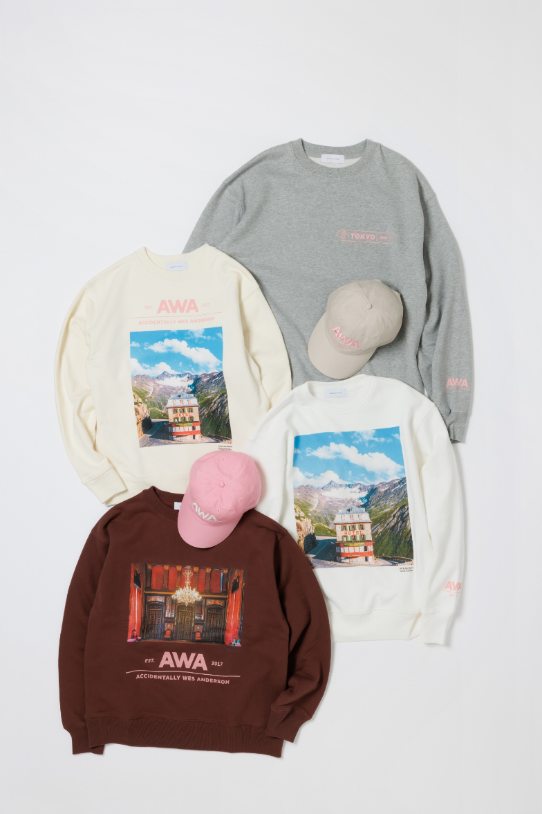 ウェス・アンダーソンすぎる風景展 in渋谷 × ADAM ET ROPÉ コラボレーションアイテム