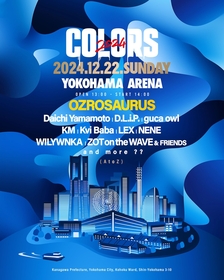 横浜アリーナで開催のヒップホップ・イベント『COLORS 2024』にOZROSAURUS出演決定