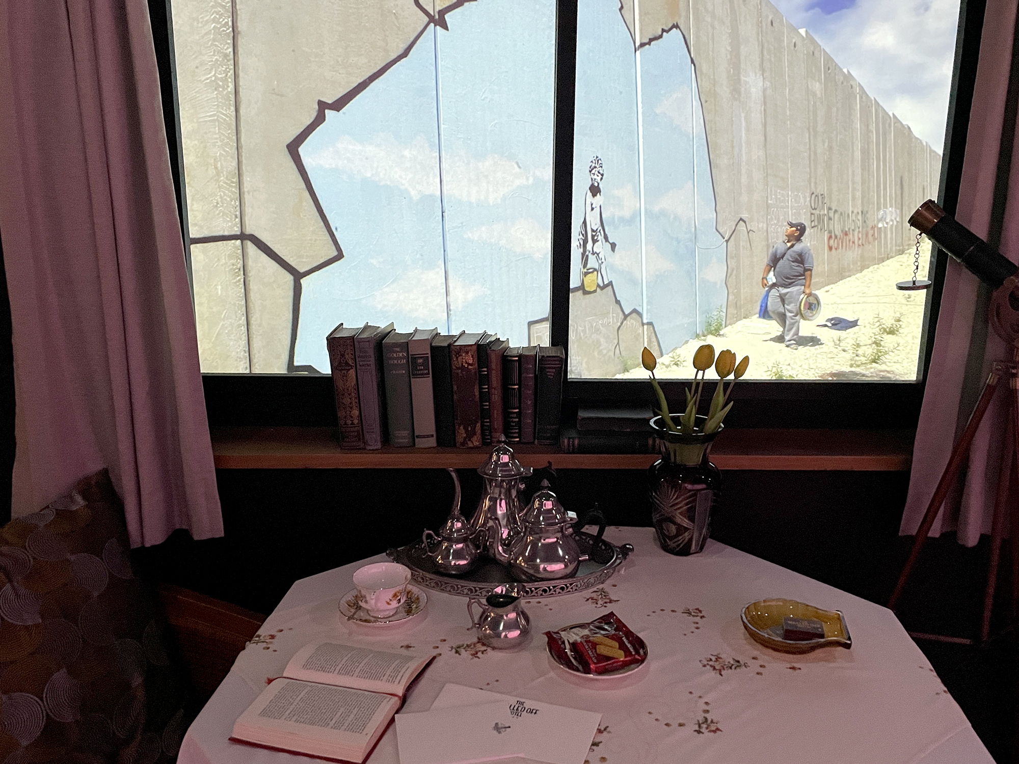 The Walled Off Hotel 2017 パレスチナ自治区 ベツレヘムの環境展示（再現展示）