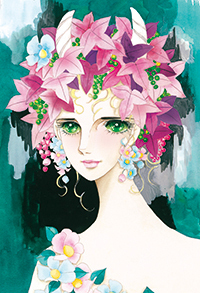「アラベスク」 扉原画【展示期間／前期・後期】©山岸凉子
