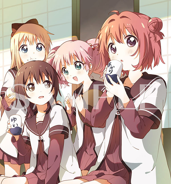 『YURUYURI GORAKUBU BEST ALBUM』 初回・通常盤ジャケット画像サンプル （c）2019なもり/一迅社・七森中ごらく部