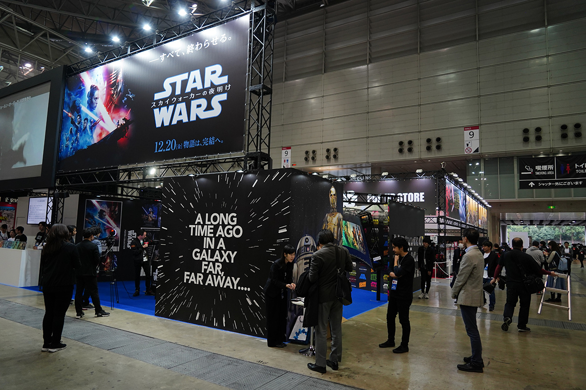 「スター・ウォーズ」ブース 写真：斉藤直樹