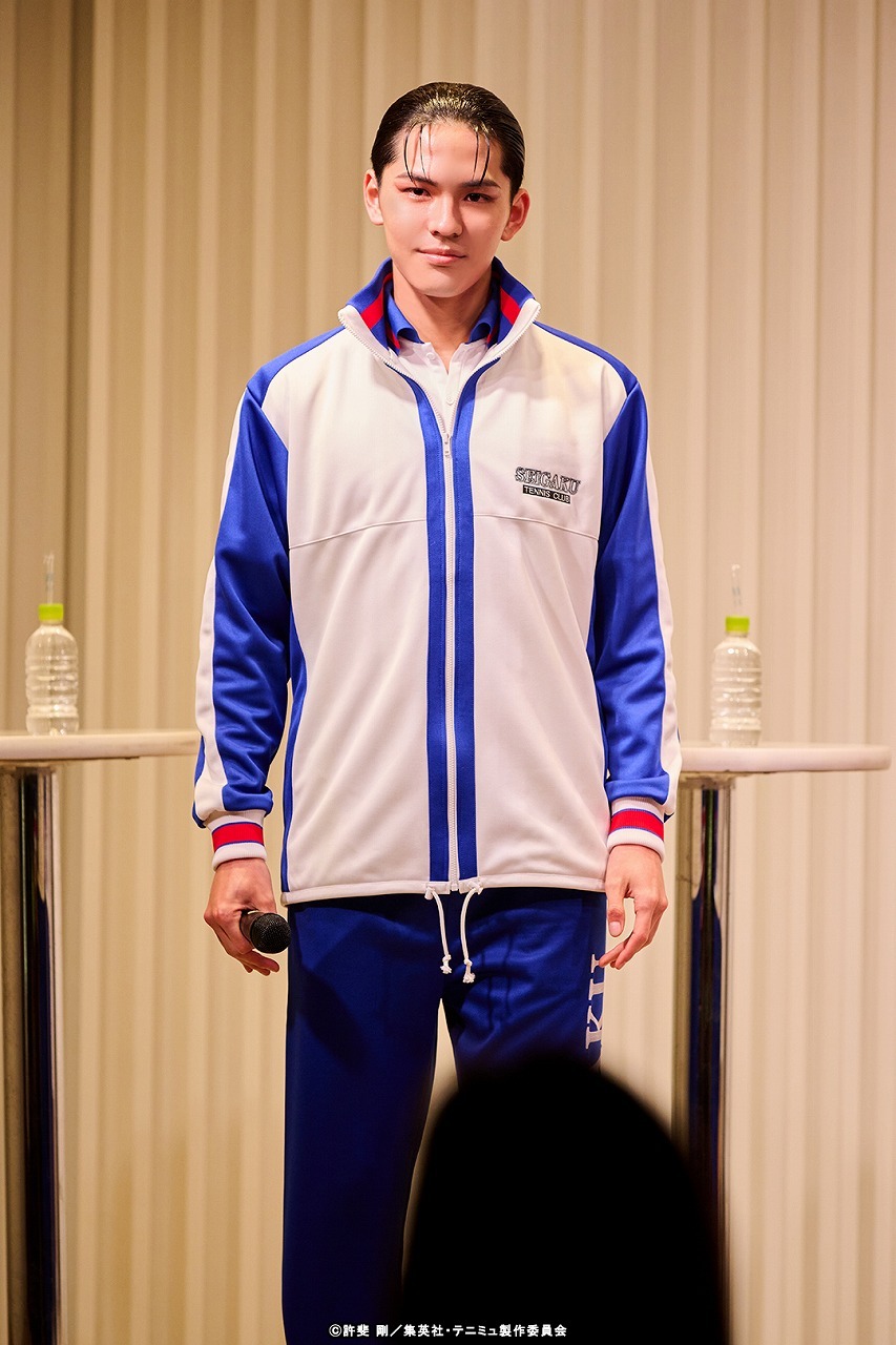 大石秀一郎役：藤本力翔 　　　　　　　　　　　(C)許斐 剛／集英社・テニミュ製作委員会