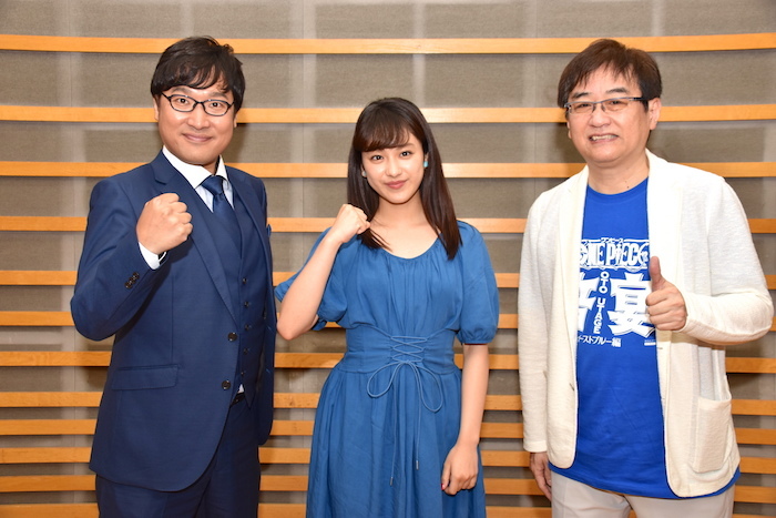 山里亮太、平祐奈、田中公平(左から)